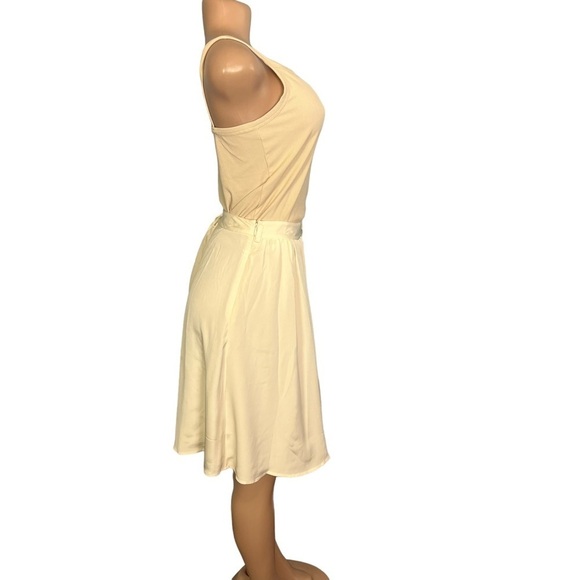 Theory Anca Silk White Basque Silk Skirt - Picture 4 of 8